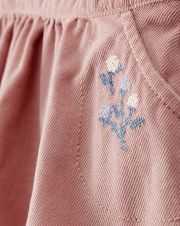Baby Girl Corduroy Skirt - Pink, 