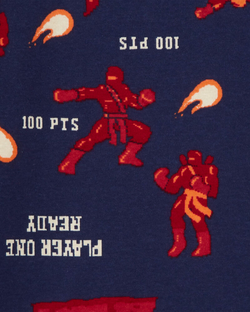 Kid 4-Piece Ninja 100% Snug Fit Cotton Pajamas, image 2 of 4 slides