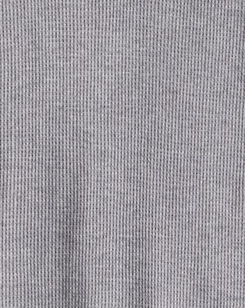 Boys Solid Thermal Long-Sleeve Tee - Grey, 