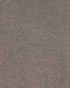 Baby Button-Down Cotton Romper -Brown, image 3 of 4 slides