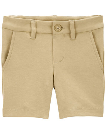 Toddler Ponte Knit Uniform Shorts, 