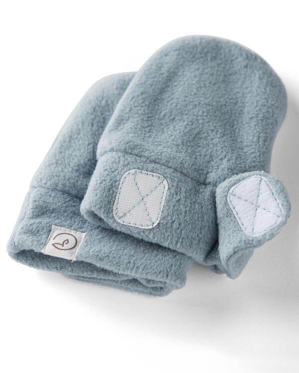 Baby 
2-Pack Recycled Fleece Hat and Mittens Set
