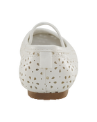 Toddler Floral Ballet Flats - White, image 3 of 7 slides