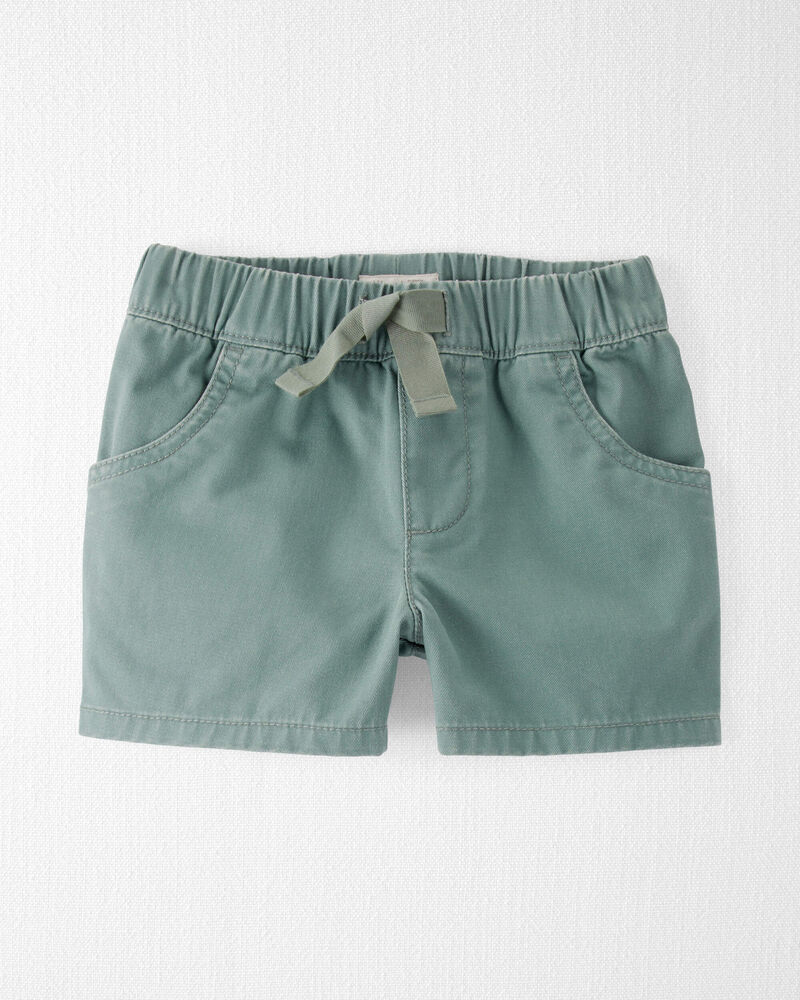 Toddler Organic Cotton Drawstring Shorts, image 1 of 4 slides
