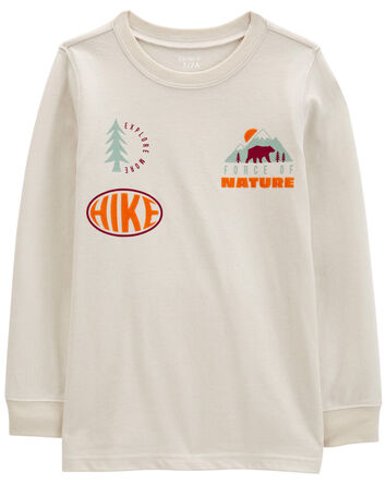 Kid Nature Hike Long-Sleeve Graphic Tee, 