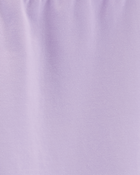 Kid 2-Pack Turquoise & Purple Cotton Stretch Leggings, image 3 of 4 slides