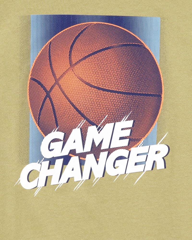Kid Game Changer Short-Sleeve Basketball Graphic Tee - Gold, image 2 of 3 slides