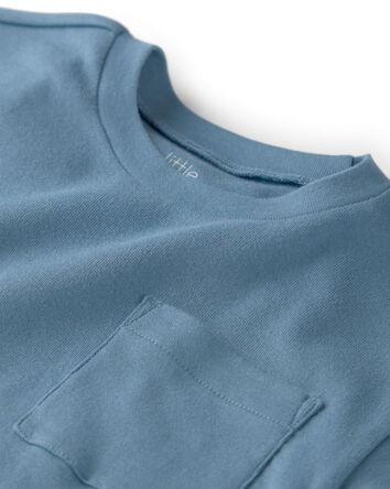 Toddler Boy 3-Pack Organic Cotton Pocket Tees, 