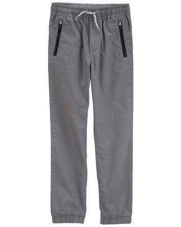 Canvas Drawstring Joggers, 