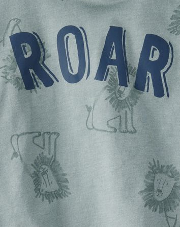 Baby 2-Piece Roar Dinosaur Hooded Tee & Jogger Pant Set, 