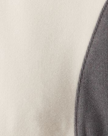 Baby Boy Colorblock French Terry Long-Sleeve Pullover Sweatshirt - Tan, 