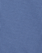 Baby Waffle Knit Drawstring Shots - Blue, image 4 of 5 slides