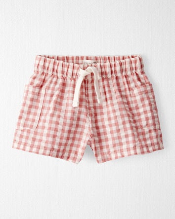 Baby Gingham Shorts Made With Organic Cotton, 