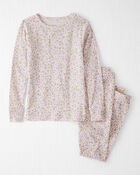 Kid Organic Cotton Pajamas in Botanic Muse Print, image 1 of 5 slides