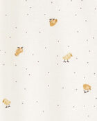 Baby 2-Pack Striped Duck Print 2-Way Zip Cotton Sleep & Play Pajamas, image 3 of 6 slides