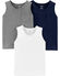 Navy/Heather/White