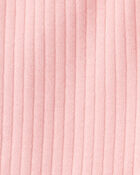 Baby Girl Cotton Flare Leggings - Pink, image 3 of 4 slides