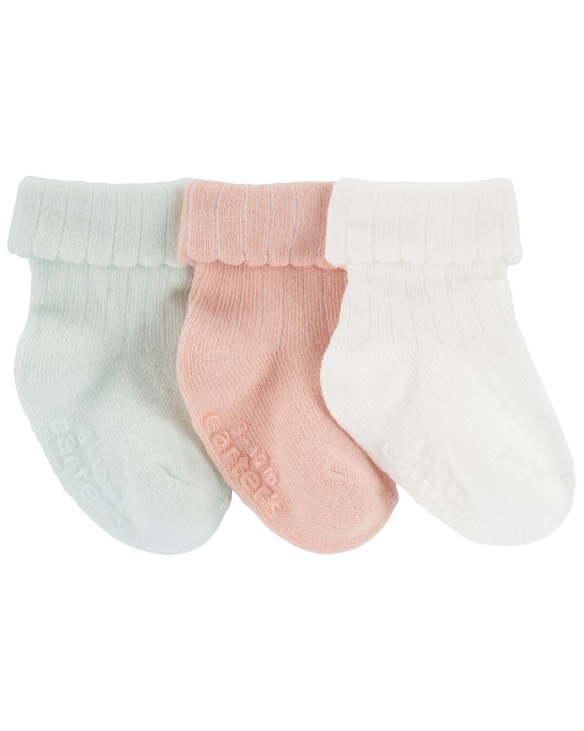 Multi Baby 3Pack Ribbed Booties