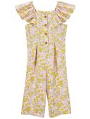 Multi - Toddler Floral LENZING™ ECOVERO™ Jumpsuit