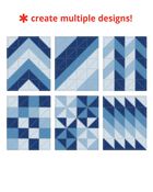 Playspot Geo Foam Floor Tiles - Blue Ombre, image 2 of 2 slides