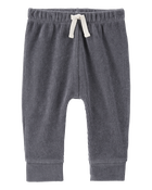 Baby Pull-On Ribbed Velour Pants, image 1 of 4 slides