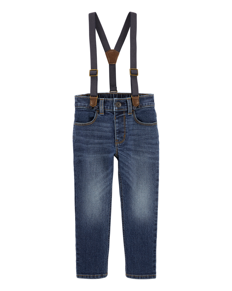 Toddler Favorite: Stretch Denim Suspenders, image 1 of 4 slides