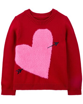 Heart Sweater - Red, 