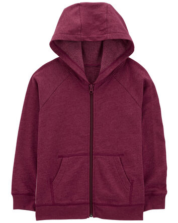 Zip-Up Fleece Hoodie, 