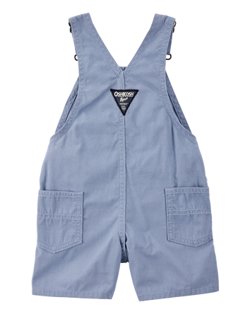 Baby Woven Shortalls - Blue, 