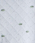 Baby Boy Dinosaur Print Long-Sleeve Jumpsuit - Blue, image 3 of 4 slides