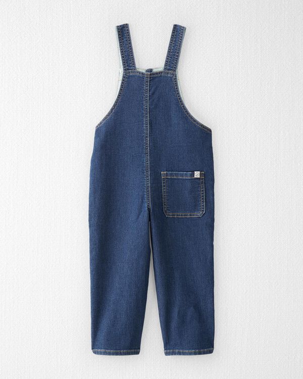 Medium Wash Toddler Denim Overalls Made With Organic Cotton