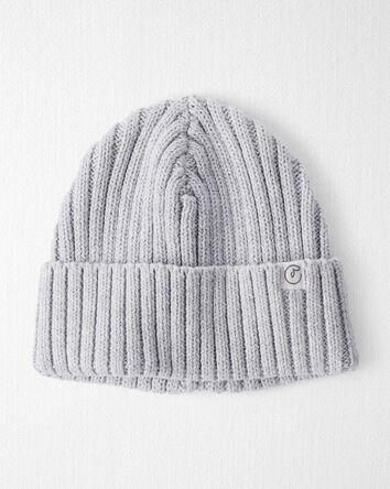Baby Organic Cotton Sweater Knit Beanie, 