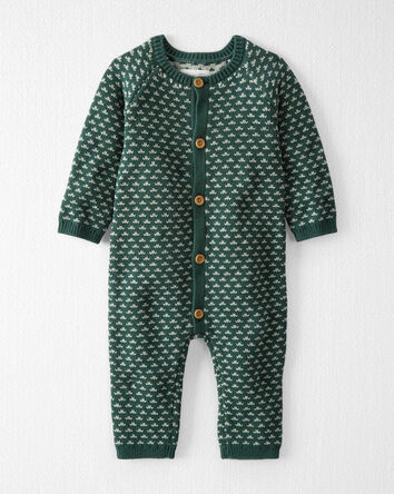 Baby Organic Cotton Sweater Knit Jumpsuit, 