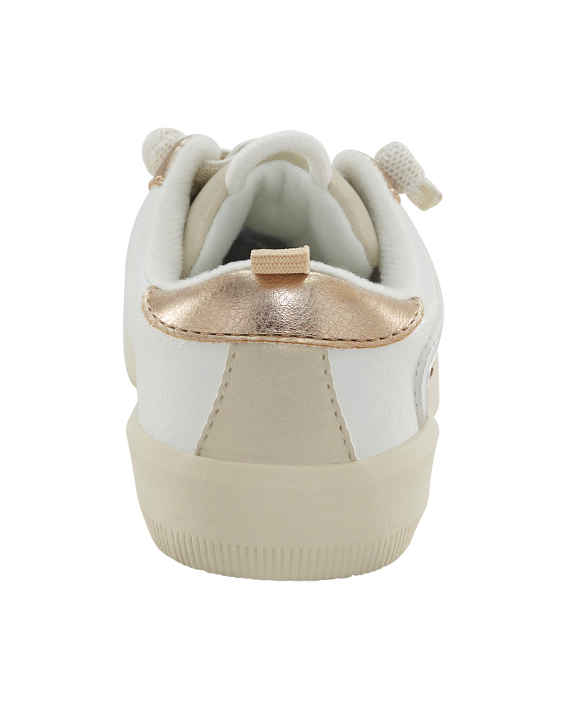 Toddler Metallic Star Sneakers - Gold, image 3 of 7 slides