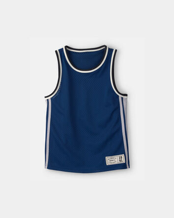 Boys Active Mesh Tank - Navy, 