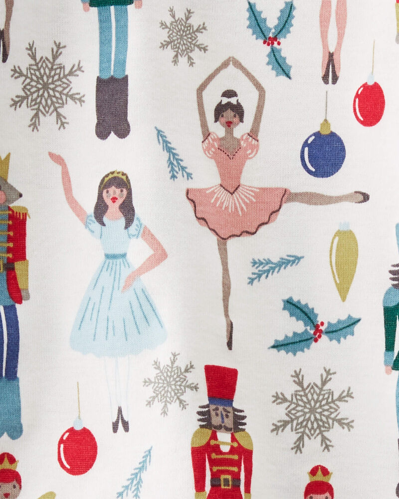 Baby Organic Cotton Pajamas Set in Holiday Nutcracker, image 3 of 4 slides