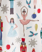 Baby Organic Cotton Pajamas Set in Holiday Nutcracker, image 3 of 4 slides