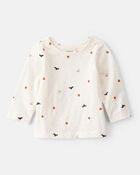 Baby 3-Piece Halloween Tee & Jumper Set - White/Black, image 3 of 6 slides