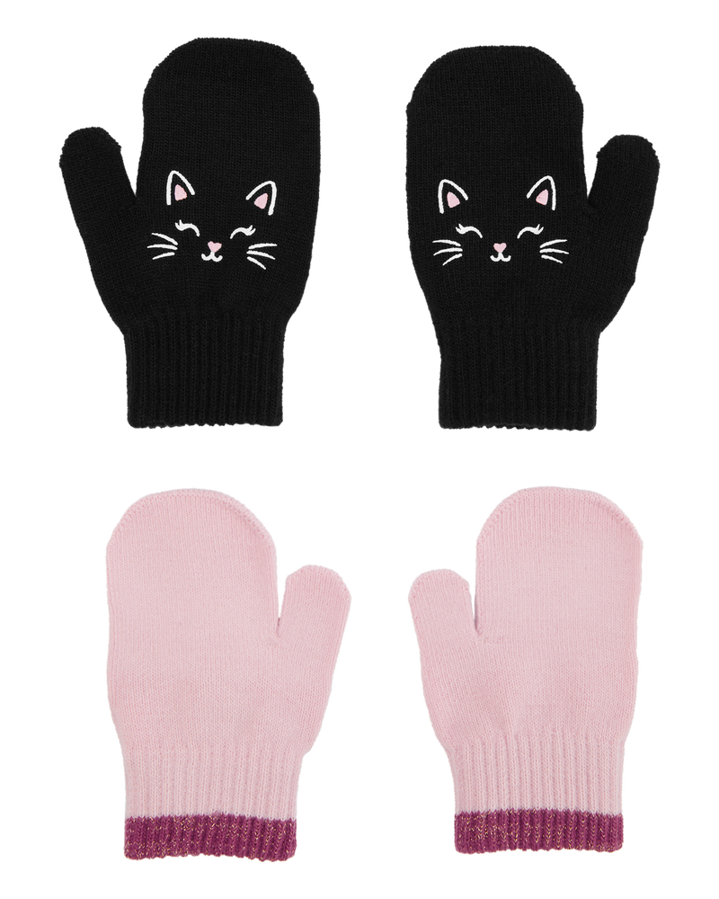 Toddler 2-Pack Gripper Mittens, image 1 of 2 slides