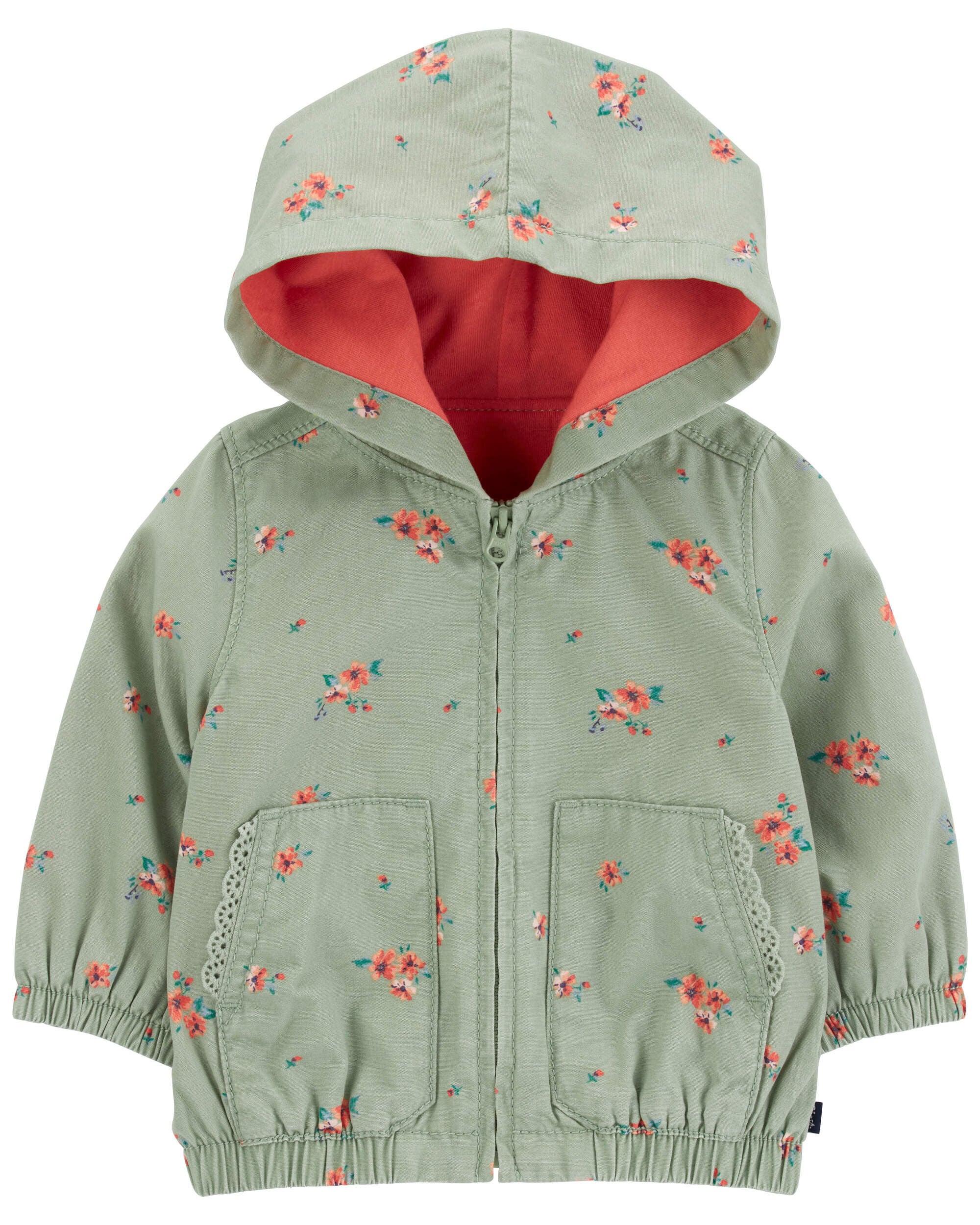 Olive green baby jacket store