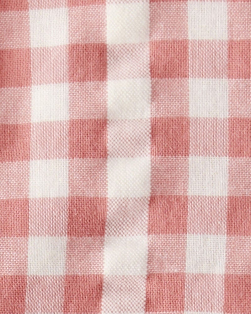 Baby Gingham Top Made With Organic Cotton, image 4 of 5 slides