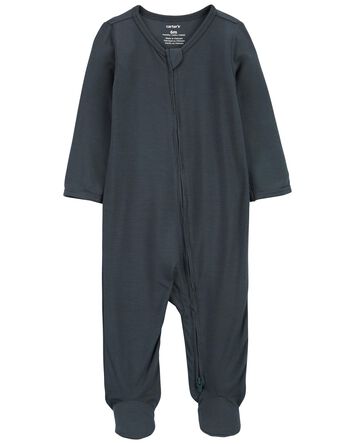 Baby 2-Pack Zip-Up PurelySoft Sleep & Play Pajamas, 