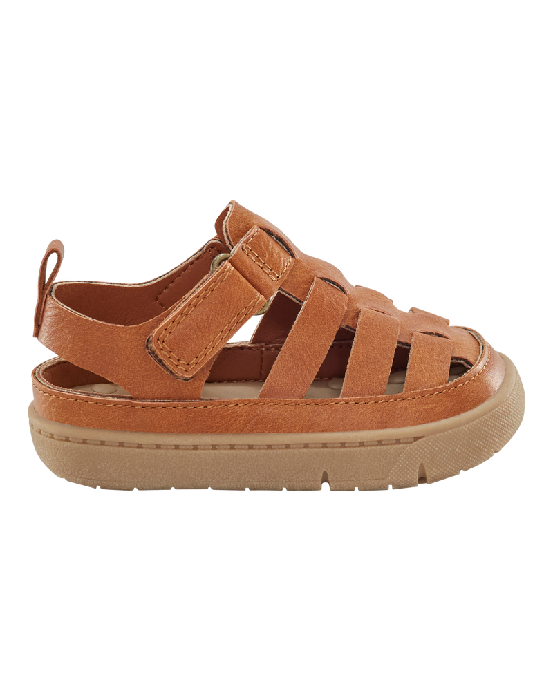 Baby Every Step® First Walker Fisherman Sandals - Brown, image 2 of 7 slides