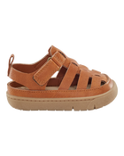 Baby Every Step® First Walker Fisherman Sandals - Brown, image 2 of 7 slides