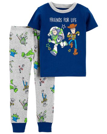 Toddler 2-Piece Toy Story 100% Snug Fit Cotton Pajamas, 