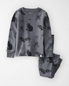 Organic Cotton Pajamas Set in Spooky Creatures, image 1 of 4 slides