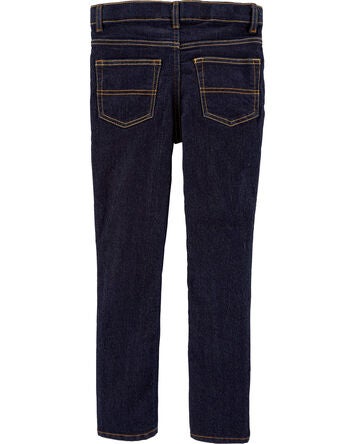 Kid Skinny Leg True Rinse Jeans, 