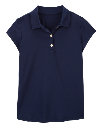 Kid Uniform Polo in Active Mesh, 