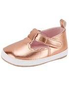 Baby Metallic Slip-On Crib Shoes, image 6 of 7 slides