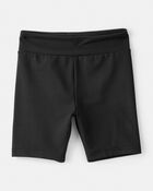 Girls Knit Bike Shorts - Black, image 1 of 4 slides